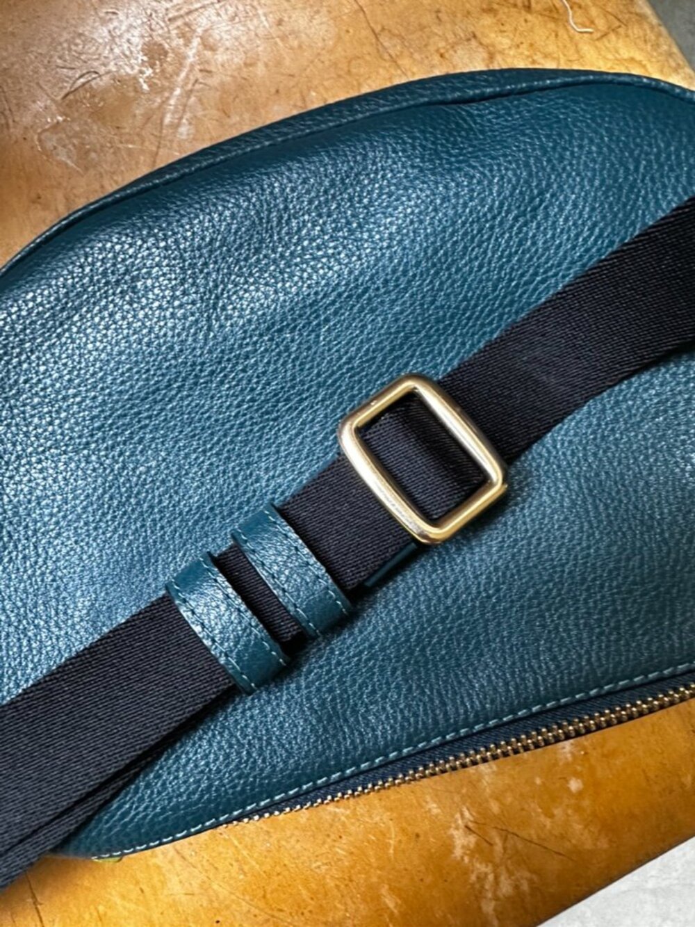 Coach Belt Bag/Fanny Pack, Dark Teal, Like New - Picture 13 of 15